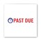 Accu-Stamp2 Stamp, Red/Blue, Past Due, 1-5/8"x1/2" 035543 - alternate 11